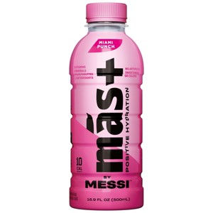 Más+ by Messi Miami Punch Positive Hydration - 16.9 fl oz Bottle - 1 of 4