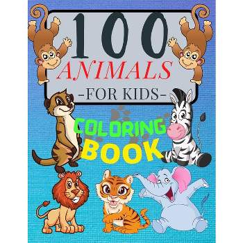 Coloring Books For Kids Ages 4-8: Cute pictures with animal touch and feel  book for Early Learning (Amazing Animals #3) (Paperback)