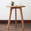 LIVAREEmlen Round End Table- Small End Table Side Table Coffee Table Bedside Table Night Stand for Living Room Bedroom & Balcony - 4 of 4