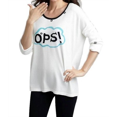 Women's Word Cloud Graphic Sweater - ANGEL