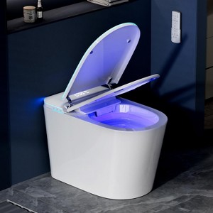 Vipbear Smart Toilet with Bidet Built in, Bidet Toilet with Heated Seat and Night Light, UV for Bathroom, Dryer, Foot Sensor, Auto Lid&Seat - 1 of 4