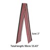 Allegra K Women Polka Dot Heart Print Stripes Skinny Double-Sided Neckerchief - 3 of 4
