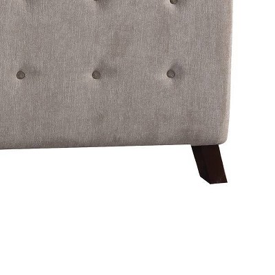 Cyndi Gray Velvet Accent Chair with Wooden Legs
