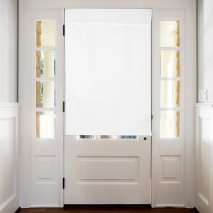 Unique Bargains Tie Up Blackout Privacy Door Curtain 1 Panel - 1 of 4