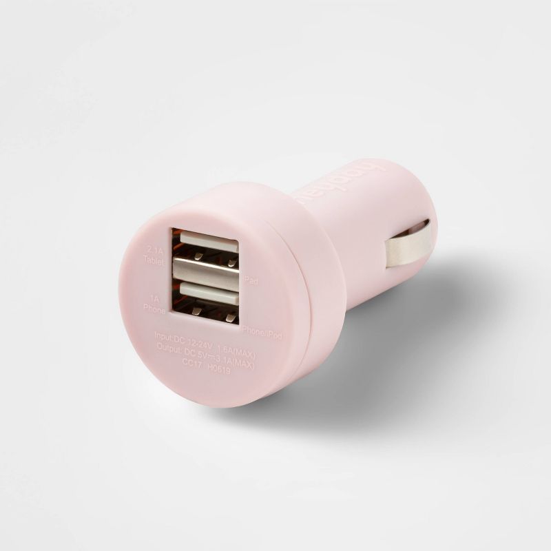 6' Lightning to USB-A Cable 2-Port 3.1A Car Charger - heyday™, 5 of 8