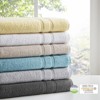 SEVOBAL Bath Towel and Washcloth Sets 6 Piece Turkish Cotton Towel Set with Anti-Microbial Treatment for Bathroom Use, Gray, 14.5"*9.8"*5.5" - 4 of 4