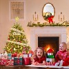 Pre-Lit Artificial Christmas Tree with LED Lights, 8 Lighting Modes, Foldable Stand & Foot Pedal Switch, Holiday Decoration - 4 of 4