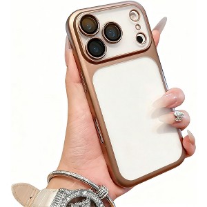HTUTWOO for iPhone 17/Air/Pro/Max Frosted Transparent Matte Case, Full Lens Protection Phone Cover, Shockproof Slim Fit - 1 of 4