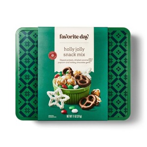 Holiday Holly Jolly Snack Mix - 11oz - Favorite Day™ - 1 of 4