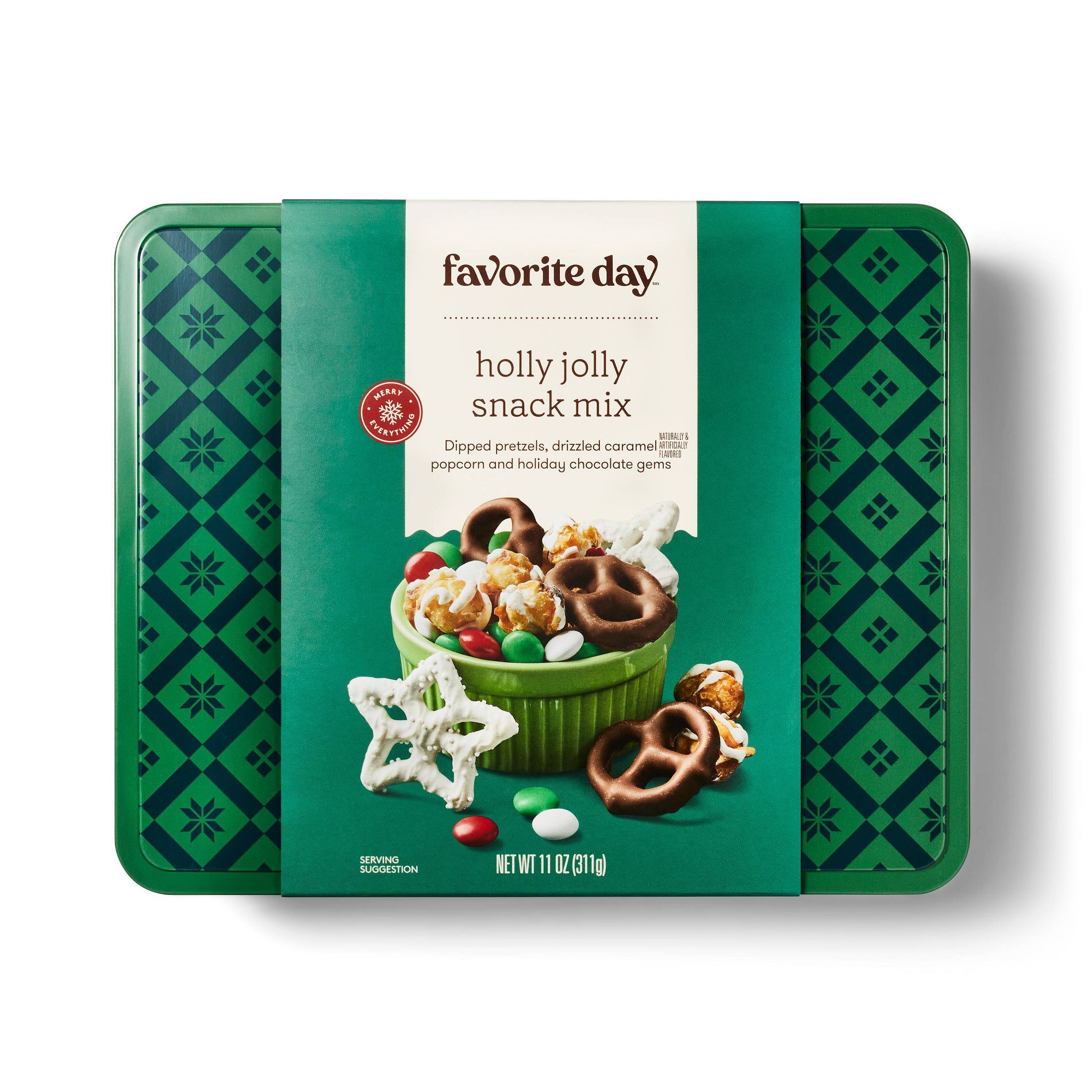 Holiday Holly Jolly Snack Mix - 11oz - Favorite Day™