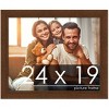 PosterPalooza | Simple Brown Picture Frame - UV Acrylic, Backing Board, Hanging Hardware Included - 2 of 4