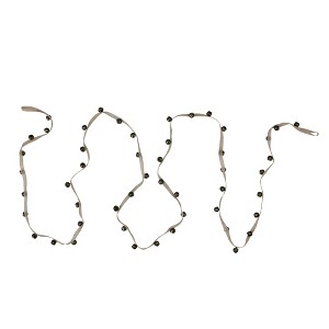Northlight 6.5' Unlit Bell and Burlap Christmas Garland - 1 of 3