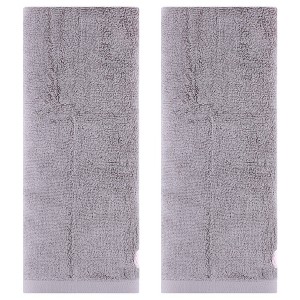 REGALWOVEN Cotton Soft Absorbent Embroidered Floral Hand Towel for Bathroom 14" x 31" 2 Pcs - 1 of 4