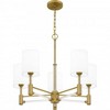 Quoizel Lighting Gretchen 5 - Light Chandelier in  Aged Brass - 4 of 4