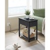 VASAGLE Side Table with Charging Station, End Table with USB Ports and Outlets, Nightstand with Storage - 2 of 4