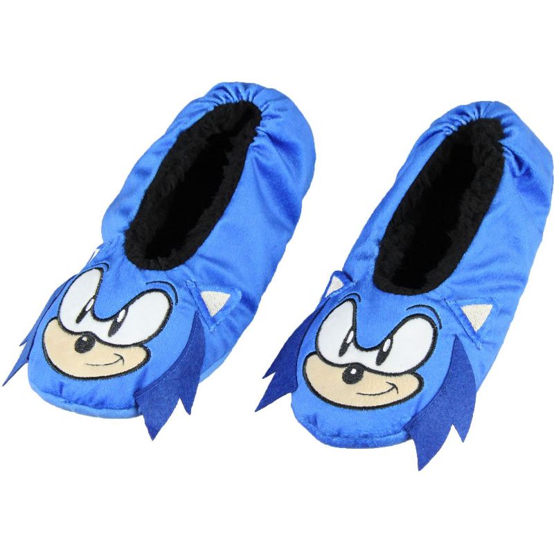 Sonic The Hedgehog Slippers 3D Character Slipper Socks No-Slip Sole, 1 of 5