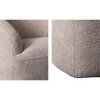 Upholstered 360 Degree Swivel Chair Beige - 3 of 4