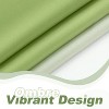 LunaLulinlk Green Ombre Fabric Shower Curtain - 3 of 4