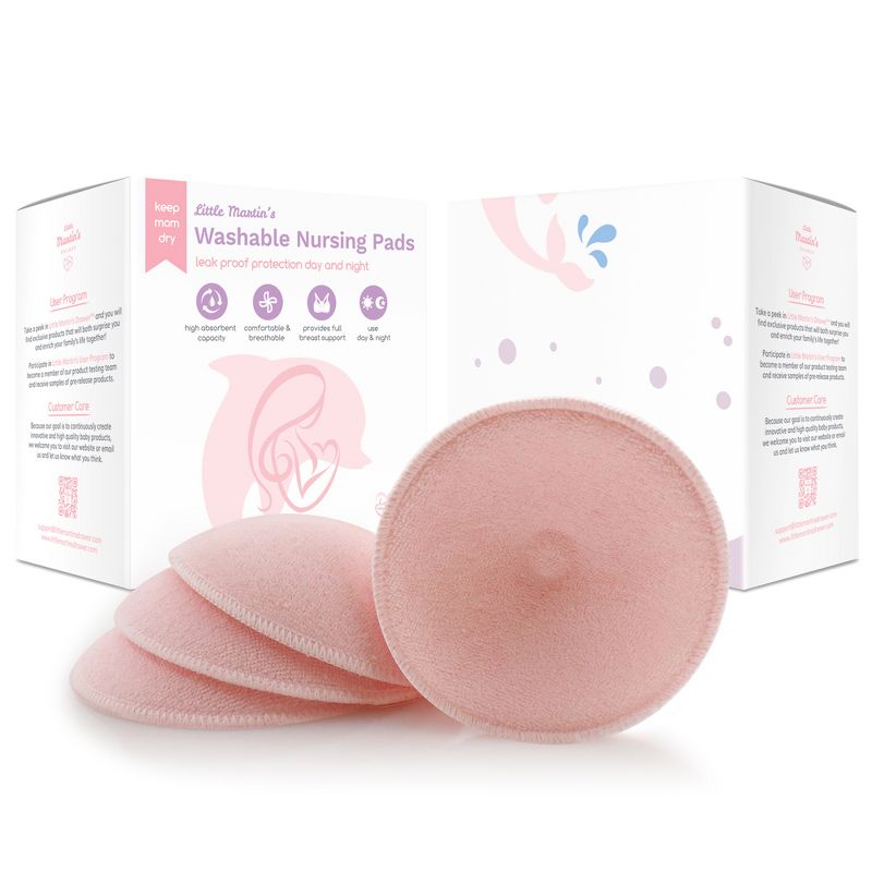 Little Martin's Washable Nursing Pads - 4 Counts, 1 of 6