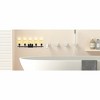 DAKAFUL Modern Bathroom Vanity Light, Vanity Fixture Over Mirror with Black Frame&Clear Glass Shade, Wall Light for Mirror, Bedroom, Bathtub Area - 4 of 4
