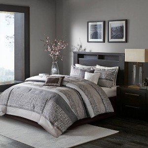 Harmony Jacquard Comforter Set - 1 of 4