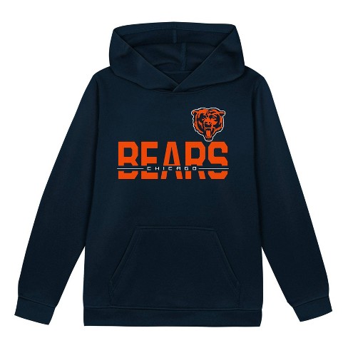 NFL Chicago Bears Boys' Long Sleeve Performance Hooded Sweatshirt - image 1 of 1