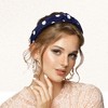 Unique Bargains Women's Polka Dot Knotted Headband 1 Pc - 2 of 4