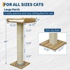 40" Tall Cat Scratching Post, Sisal Scratching Post- for Most Cat Climbing, Cat Window Perches with Suction Cups - 2 of 4