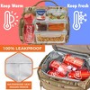 OPUX Tactical Lunch Box Men Adult, Insulated Large Cooler Bag with MOLLE, Mesh Side Pockets Pail Office Meal Prep - 2 of 4