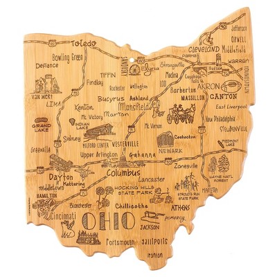 Totally Bamboo Destination Ohio Cutting Board