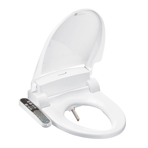 Elongated LED Light Electric Bidet Toilet Seat Heated Toilet Seat with Warm  Air Dryer and Night Light