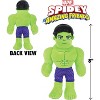 Marvel Spidey and His Amazing Friends 8-Inches Hulk Plush - Spider-Man Toy Figure - Officially Licensed - Spider-Verse Gift for Kids, Boys and Girls - 3 of 4