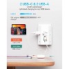Itopfox Multi Plug Outlet with 5 AC Outlets & 4 USB Ports (2 USB-C), 1800J Surge Protector, Wall Mountable Power Strip for Home, Office, Dorm - 3 of 4