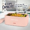 Nostalgia 32-Ounce Portable Heated Electric Lunch Box – Leak-Proof Silicone Sealed Lid, Foldable Carry Handle, Detachable Cord - 4 of 4