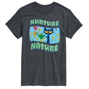 Men's - Pete the Cat - Nurture Nature Short Sleeve Graphic T-Shirt - 1 of 4