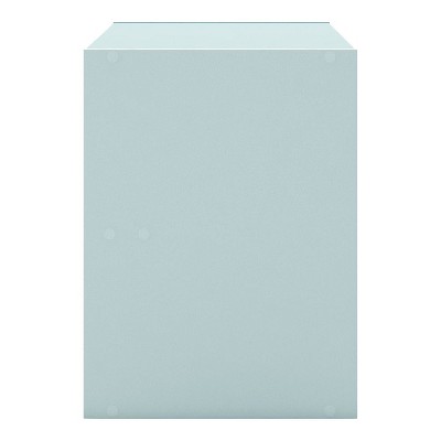 Light Blue Stackable 2-Drawer Kids Storage Cabinet
