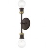 Livex Lighting Lansdale 2 - Light Vanity in  Bronze/Antique Brass - 3 of 4