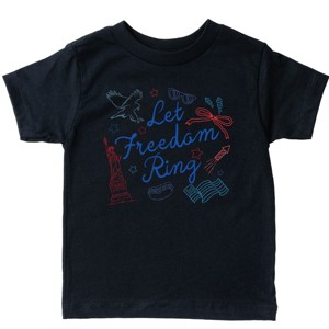 The Juniper Shop Let Freedom Ring Icons Toddler Short Sleeve Tee - 1 of 4