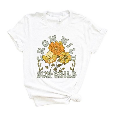 Simply Sage Market Women's Grow Wild Sun Child Short Sleeve Graphic Tee