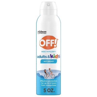 OFF! Adults and Kids Mosquito Repellent Picaridin Bug Spray- 5oz