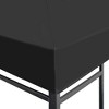 vidaXL Gazebo Top Cover Grey Polyester with PVC coating 9.8 x 9.8 ft - 3 of 4