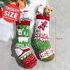 Joyfy 3 Pack Knit Christmas Stockings, Red & Green Large Rustic Cable Knit Xmas Stocking for Christmas Holiday Decoration - 4 of 4