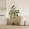 Tangkula 4.3 FT Artificial Bird of Paradise Plant 2 Pack Fake Banana Leaf Potted Tree - 2 of 4
