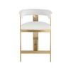 Meridian Furniture,Romeo Vegan Leather Counter Stool, Set of 2 - 3 of 4