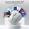 Wireless Gaming Mouse, 2.4GHz Silicone Noiseless Wireless Computer Mouse, Quiet Clicks, 3 Adjustable DPI, Portable Ergonomic Mice for Laptop/PC/Mac - 4 of 4