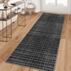 Modern Striped Area Rug Machine Washable Area Rug Stain Resistant Easy Cleaning Indoor Carpet With Non-Slip Backing Low Pile Rug - 4 of 4
