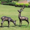 SPI Home Meadow Wanderers Garden Sculptures Pair – 31.5" Tall Metal Outdoor Statues with Rustic Finish, Nature-Inspired Design - 3 of 3