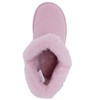 Bebe Girls' Winter Boots - Kids Snow Boots with Faux Fur Trim, Rhinestone Bow, and Cozy Shoes for Little Kid/Big Kid - 4 of 4