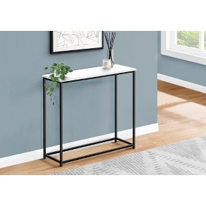 NicBex Narrow Console Table,Minimalist Entryway Table,Modern Couch Table for Living Room,White - 1 of 4