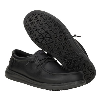 HEYDUDE Men Wally Work CE Classic Slip Resistant , Classic Black, 9 — фото 4